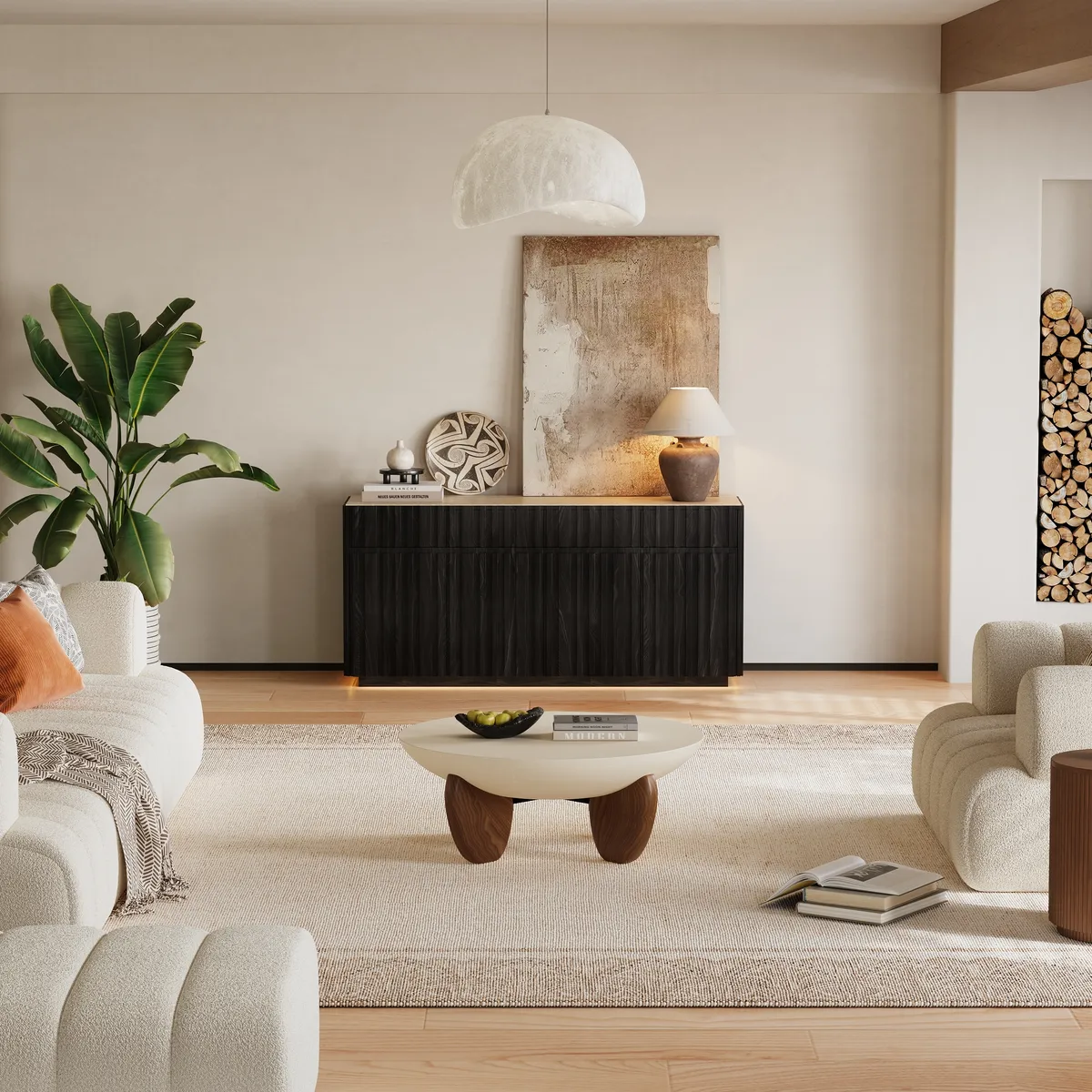 Aura 65" Ash Wood Slatted — image 5