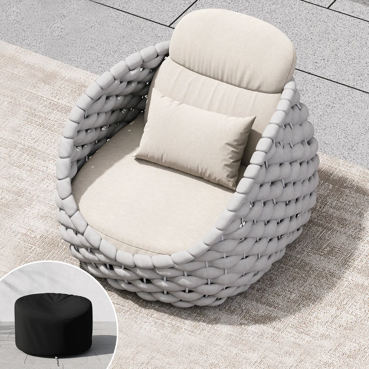 Cocaro Outdoor Aluminum & Rope Weave — image 24