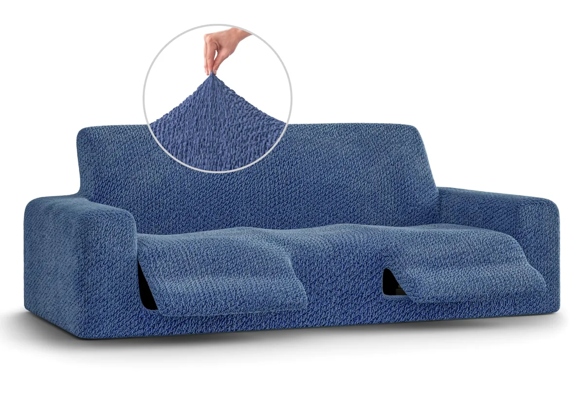 Recliner Sofa Slipcover - 1-Piece Furniture Protector - Form Fit, Machine Washable -VelvetCollection — image 4