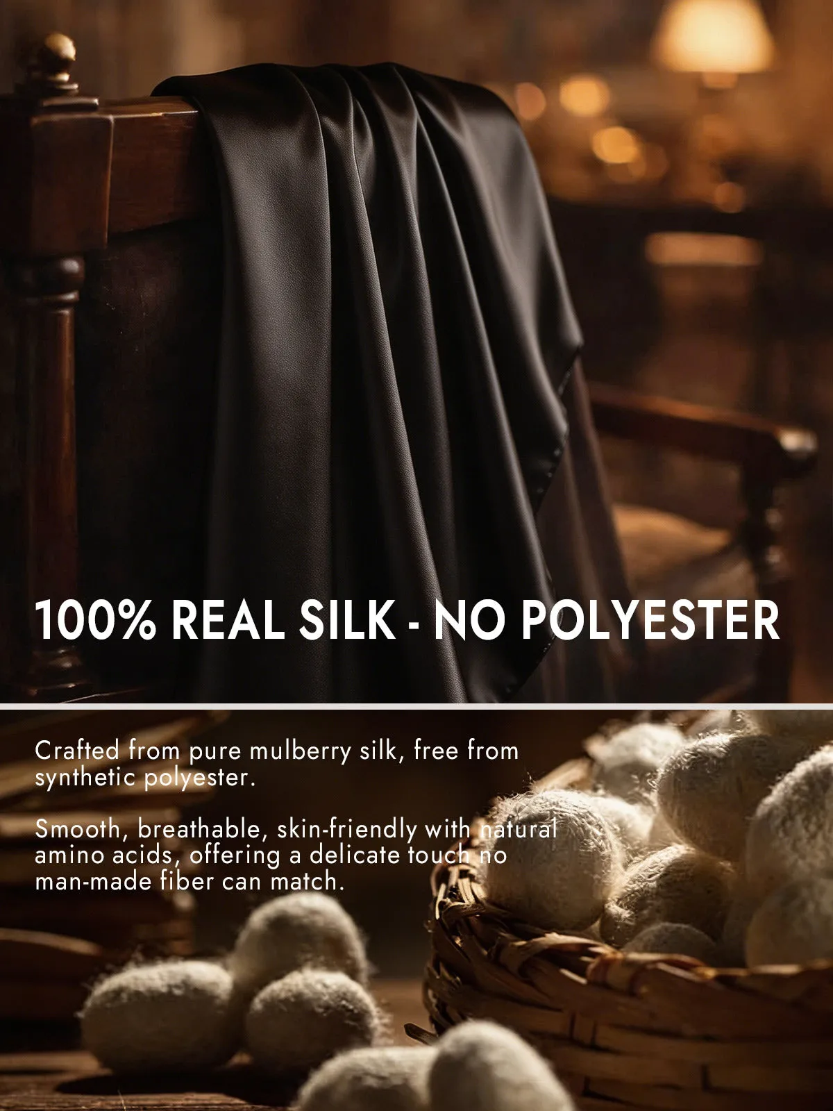 100% Mulberry Silk Long Scarf/Shawl 170x53cm — image 3