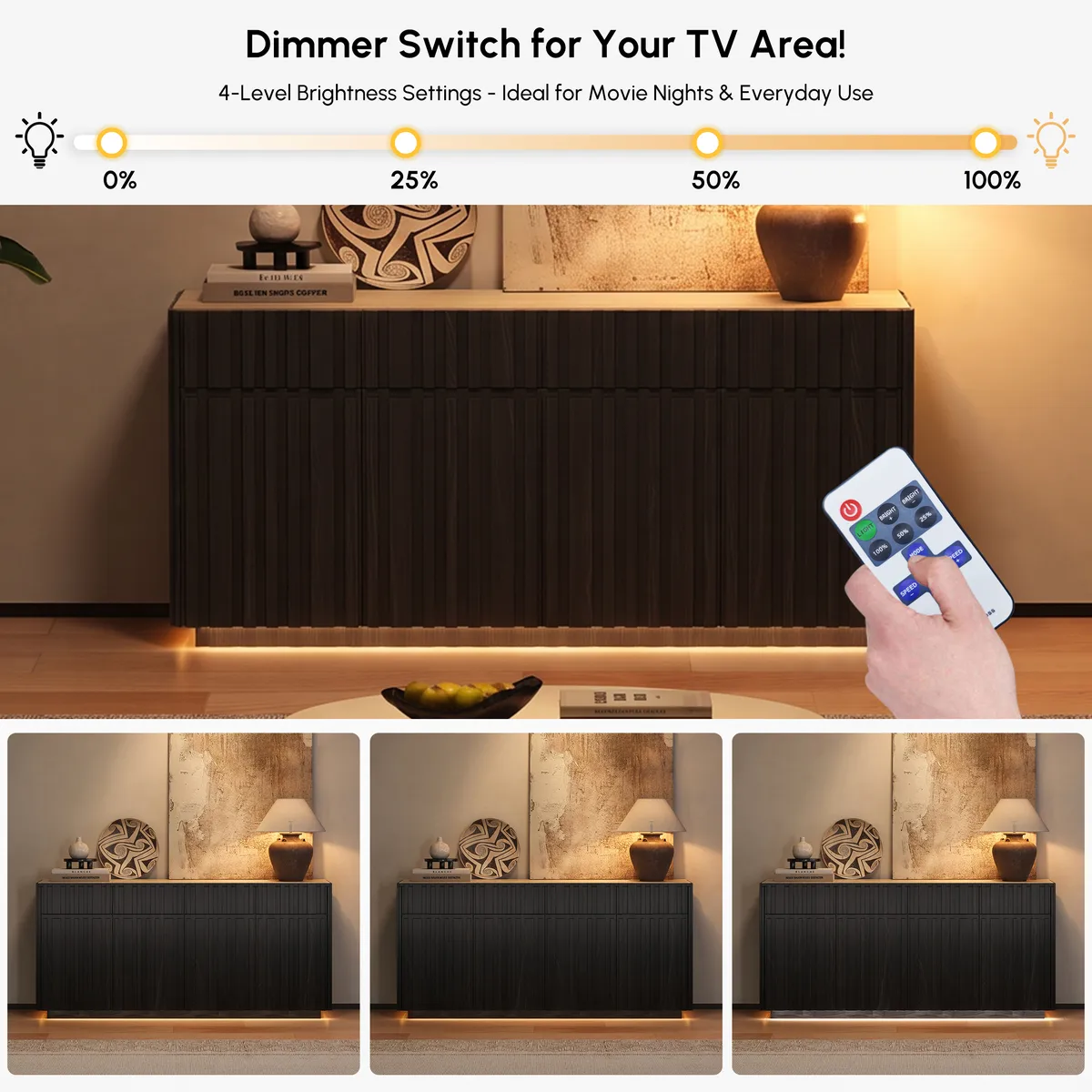 Aura 65" Ash Wood Slatted — image 6
