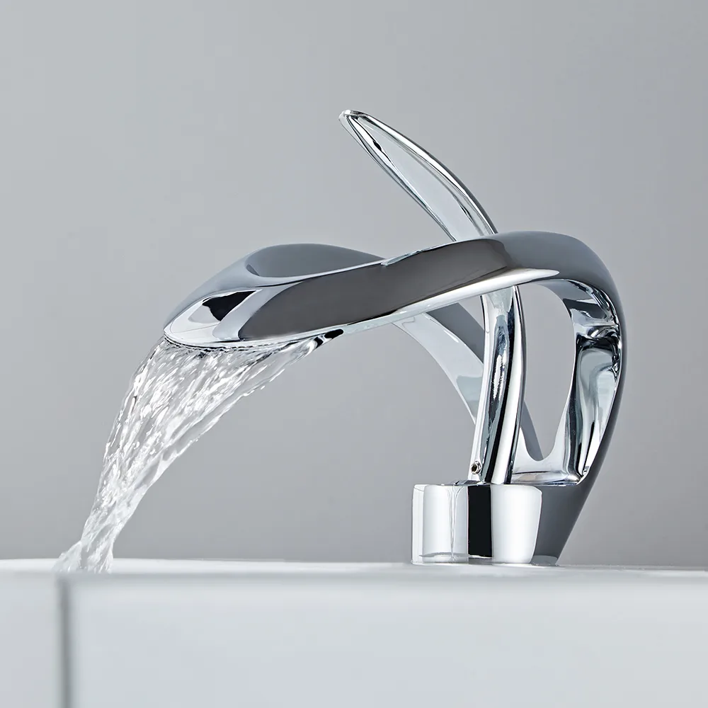 Waterfall Bathroom Sink Faucet — image 13