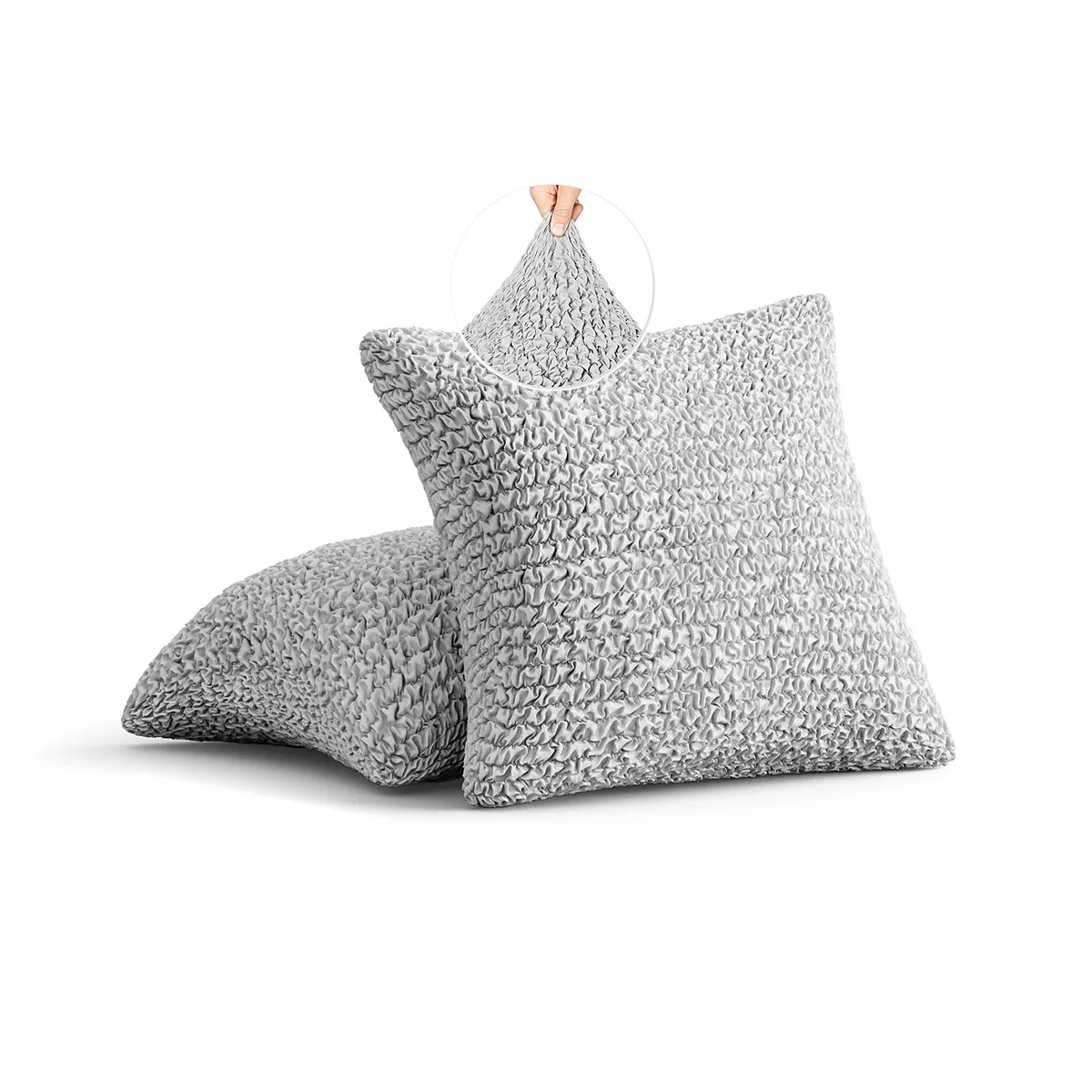Pillow Slipcovers - 1-Piece Furniture Protector - Form Fit, Machine Washable -MicrofibraCollection — image 9