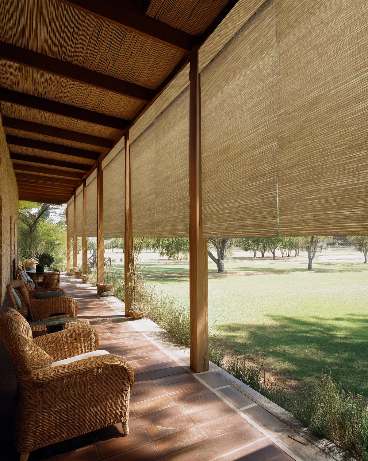 Mia Jute Outdoor Woven Shade - Straw — image 3