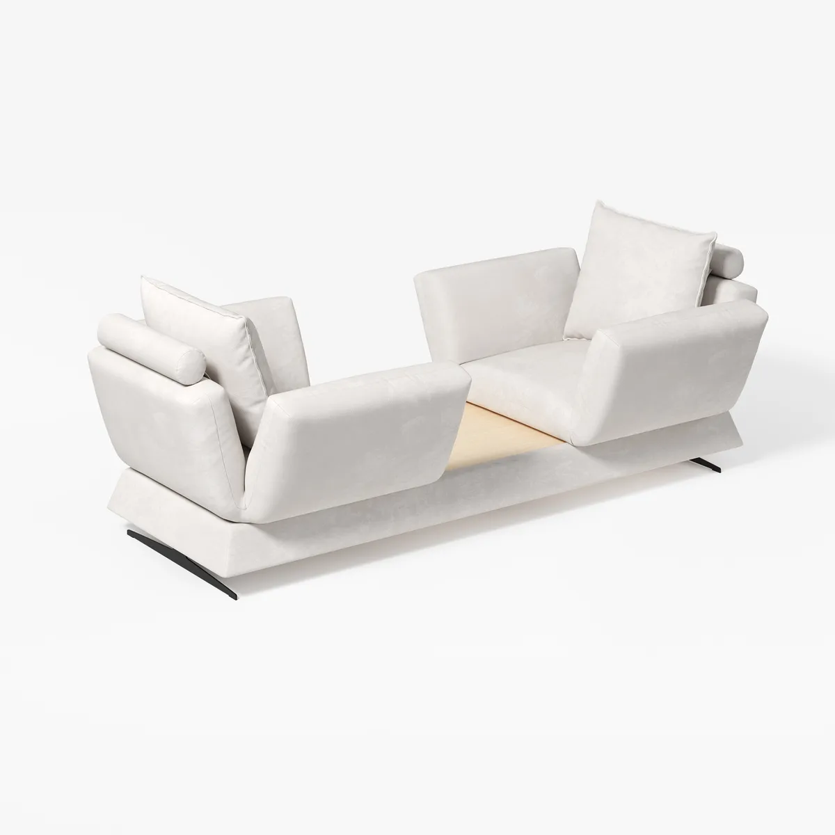 84" Rotatable Convertible Sleeper Sofa Cotton & — image 10