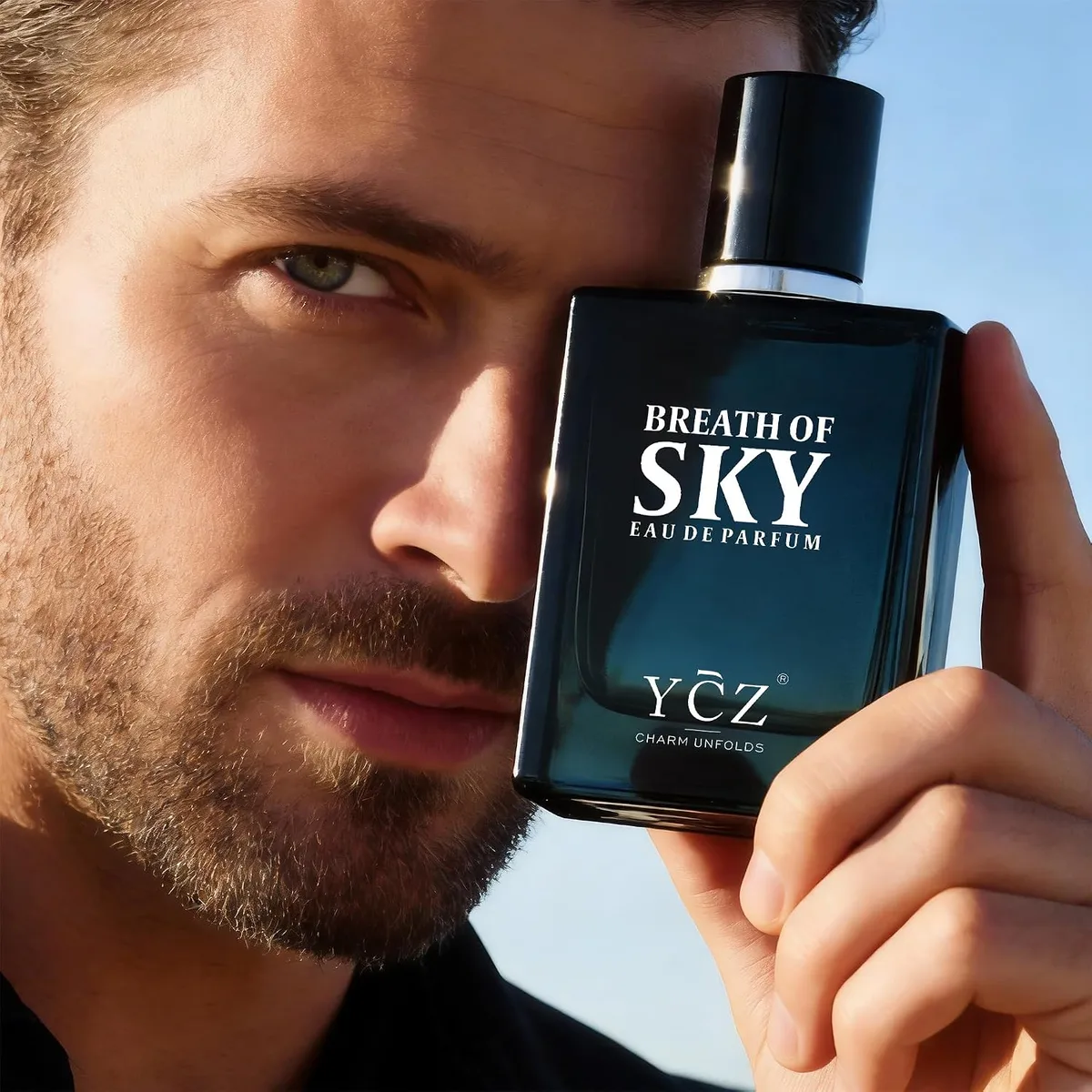 Breath Of The Sky Men's EDP 1.7 Fl Oz, Aromatic Woody Fragrance, Orange Blossom, Vanilla & Cedarwood, Long?Lasting, Daily, Travel & Gifts — image 3
