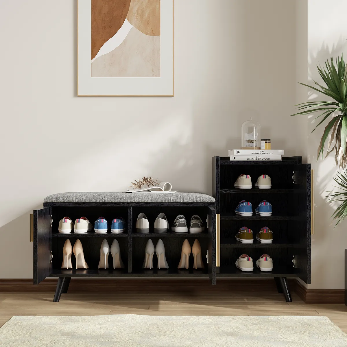Shoe Storage Entryway Bench — image 13