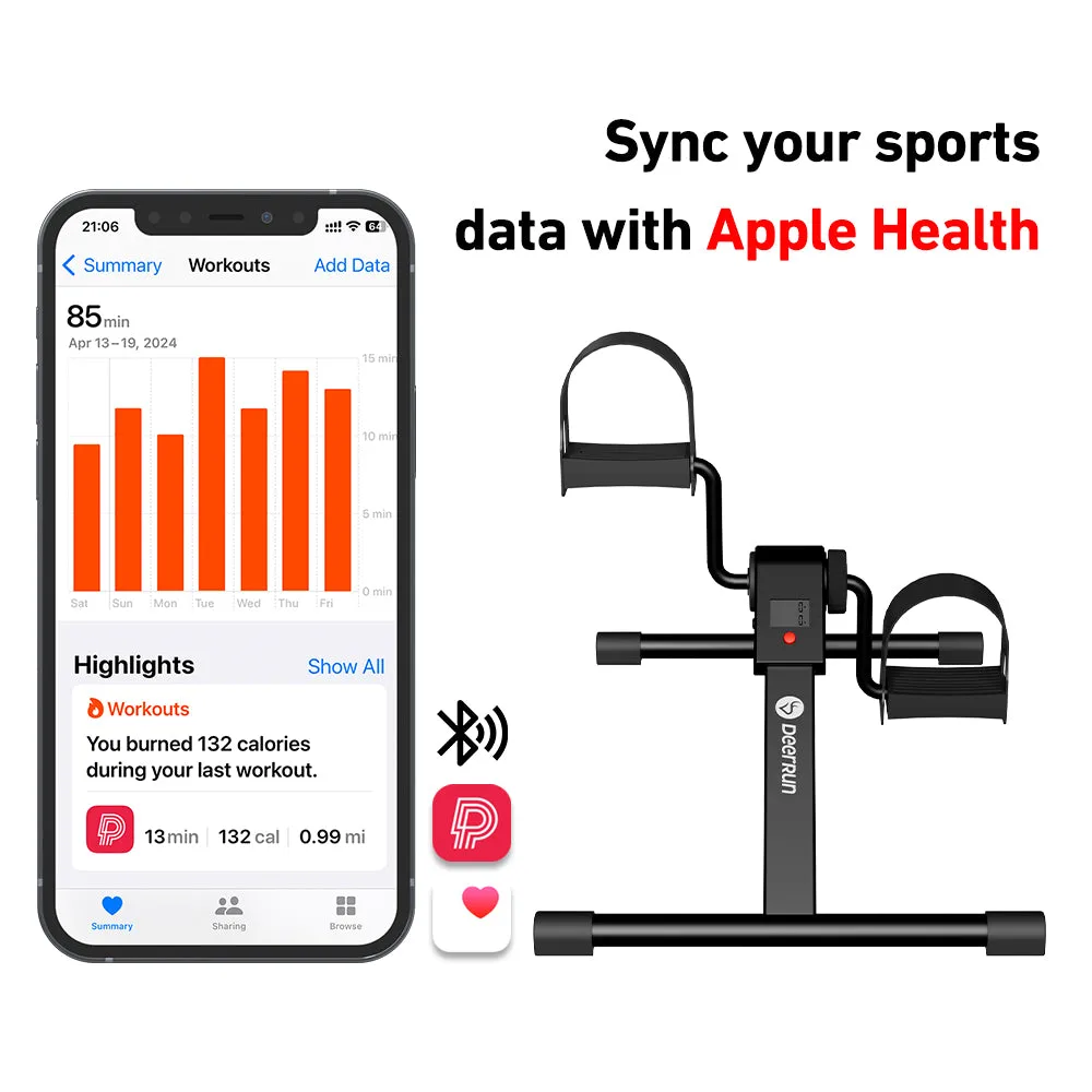 Smart Under Desk Bike for Arms, Legs Therapy or Calorie Burn — image 3
