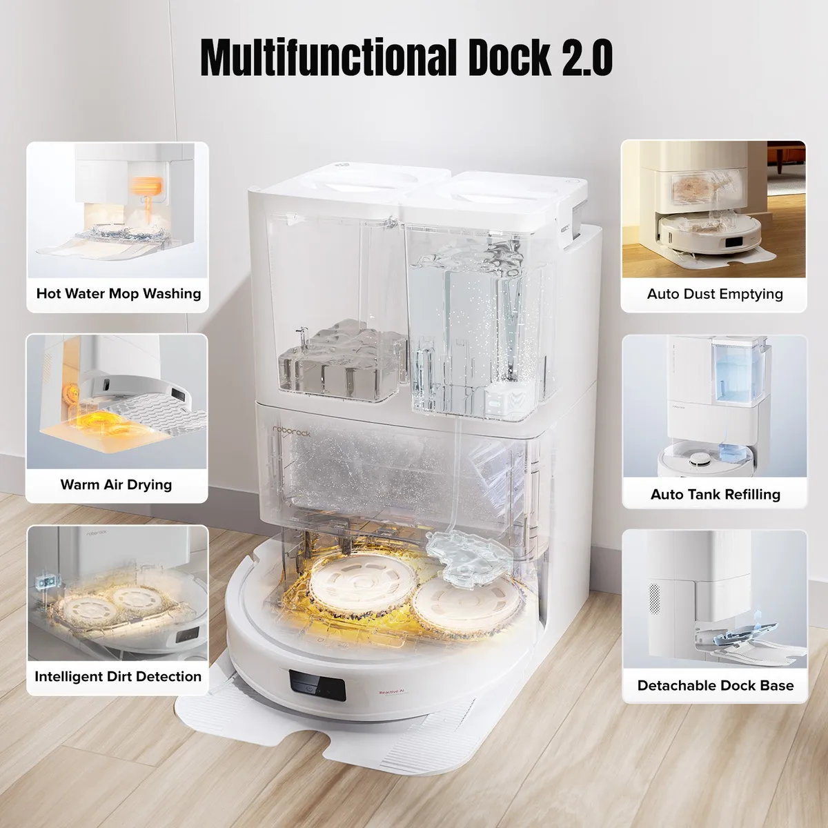 【Certified Refurbished 90% New】Roborock Qrevo MaxV with Multifunctional Dock 2.0 — image 3