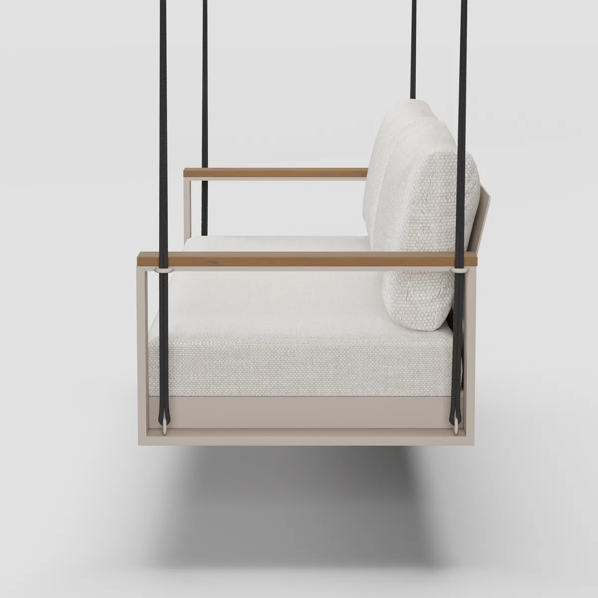 Tevara Outdoor Swing Sofa in Sand with Cushion & Black Cover — image 21