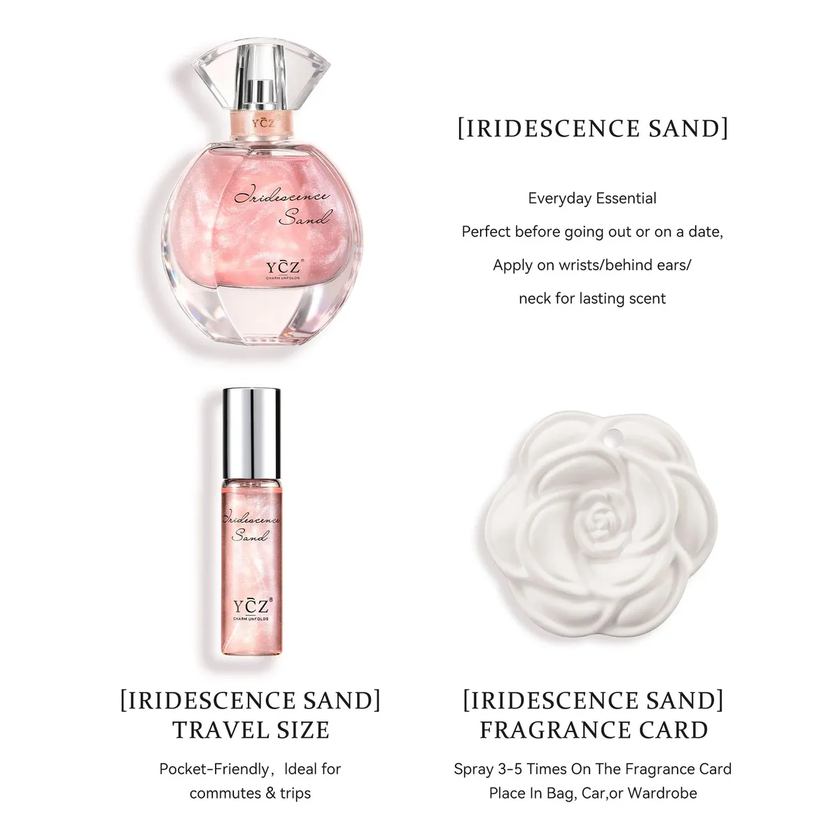 Golden Sand Women's Perfume Gift Set | 3-Piece Fragrance Gift Set | Floral Oriental Fragrance — image 4