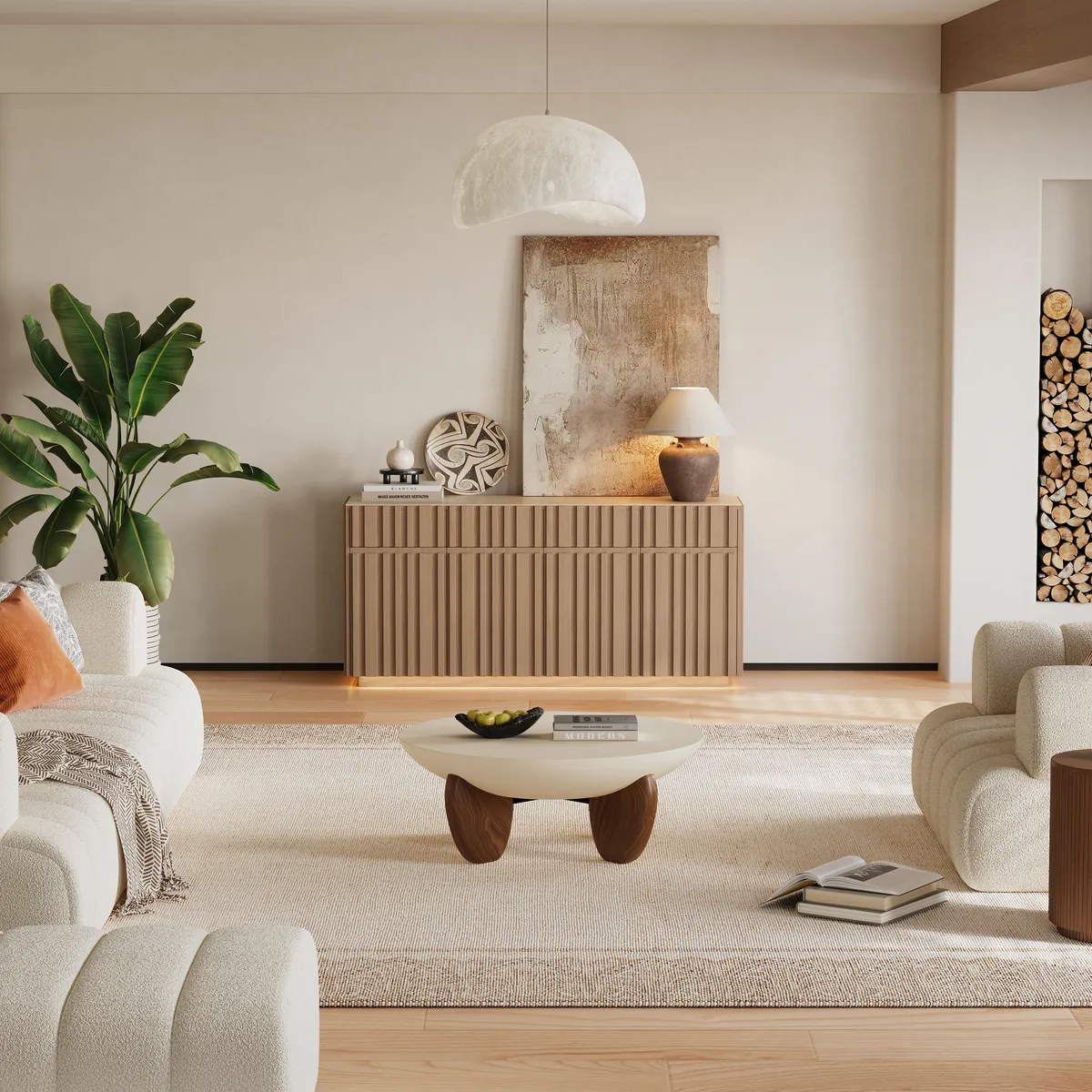 Aura 65" Ash Wood Slatted — image 16