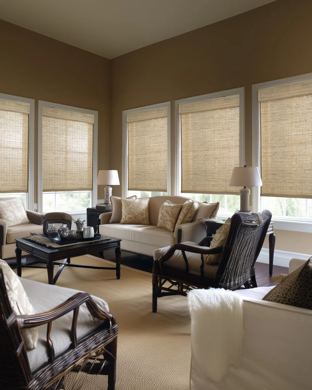 Mia Jute Woven Shade - Ecru — image 4