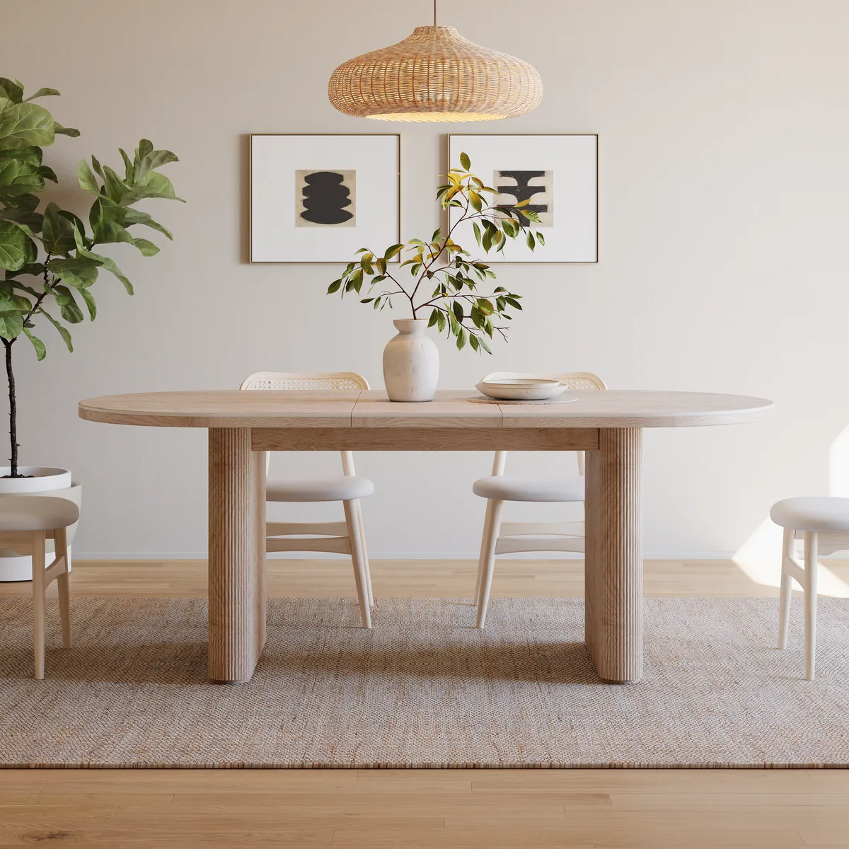 79''-95'' Oval Dining Table — image 5