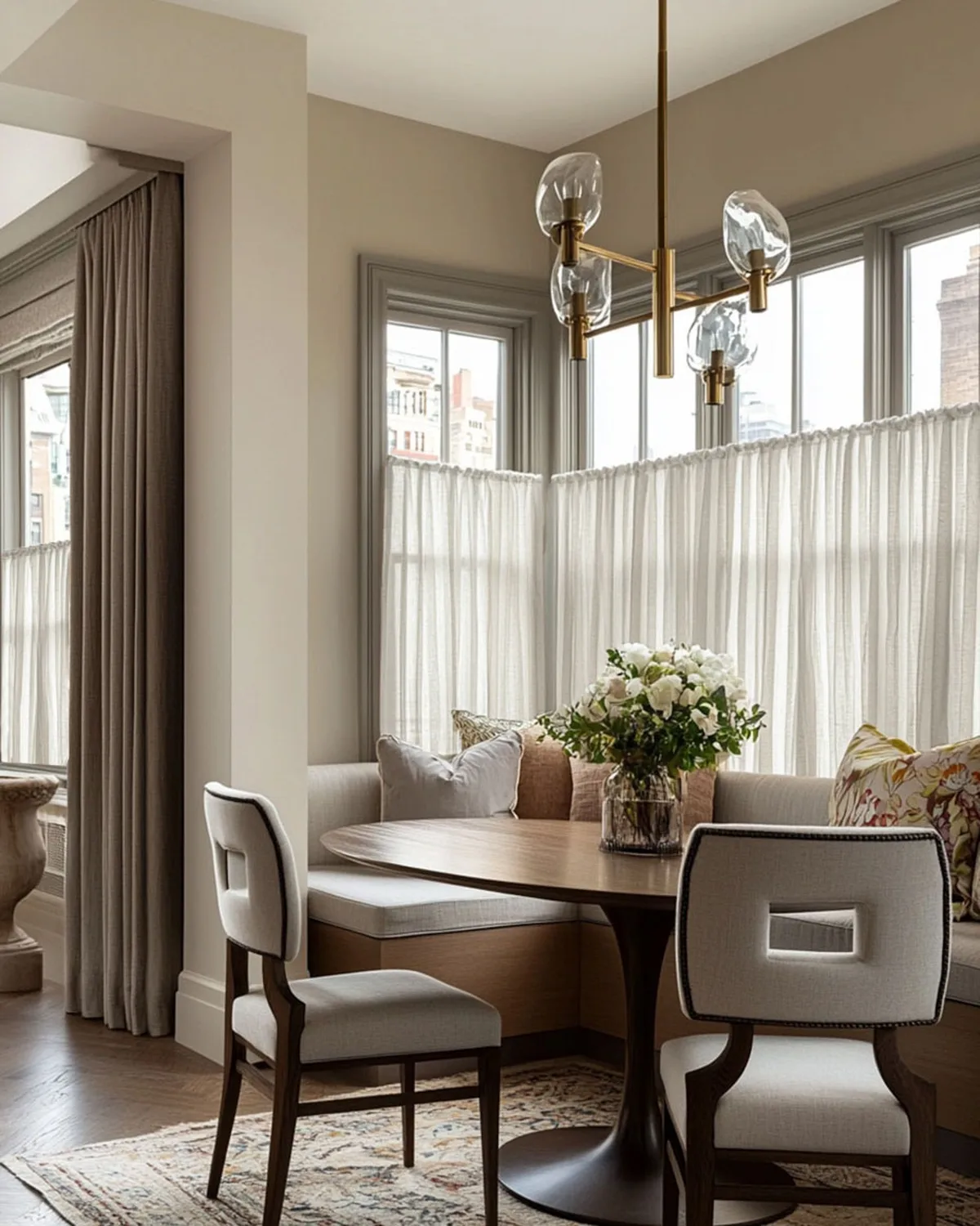 Kyoto 100% Linen Semi Sheer Custom Cafe Curtain — image 3