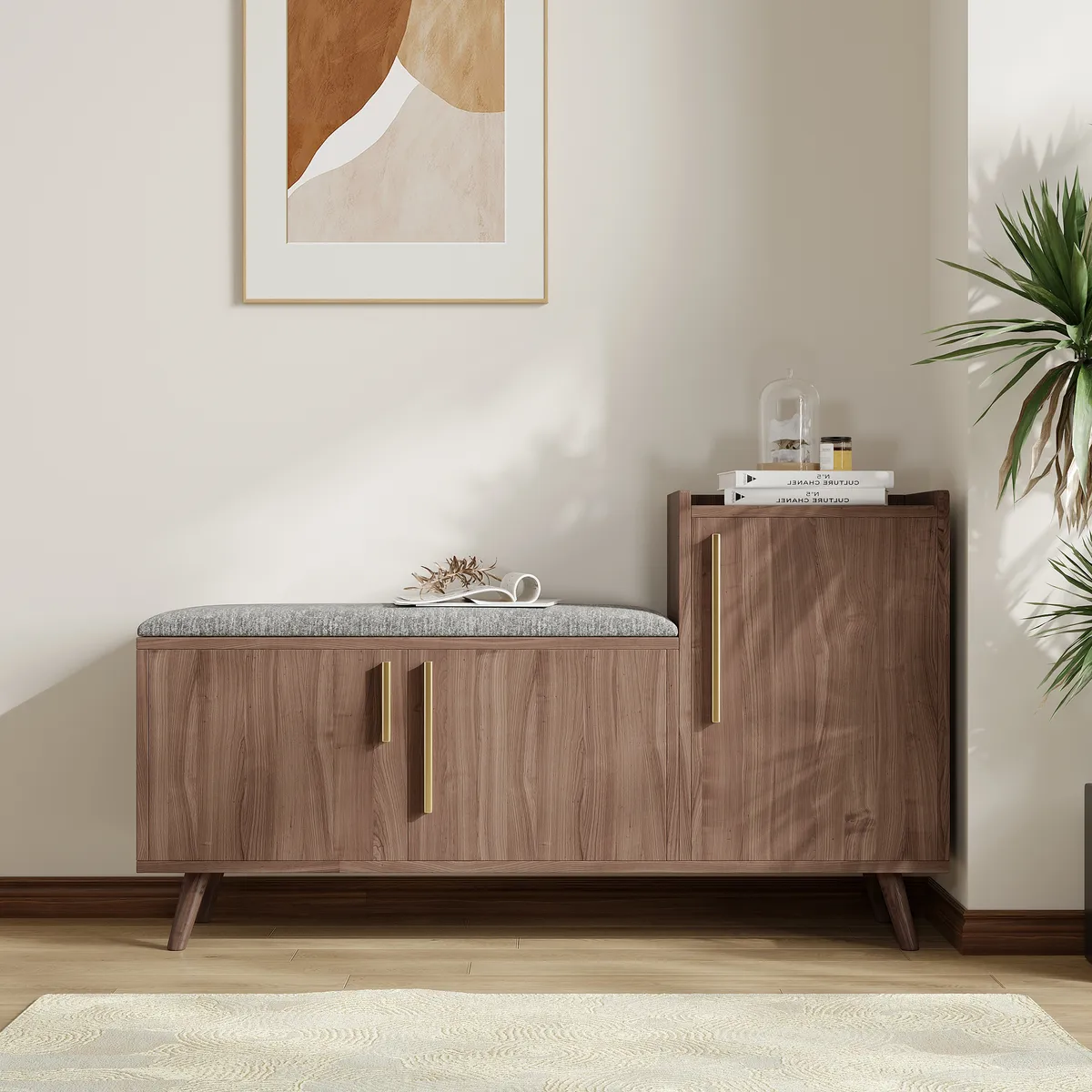 Shoe Storage Entryway Bench — image 22
