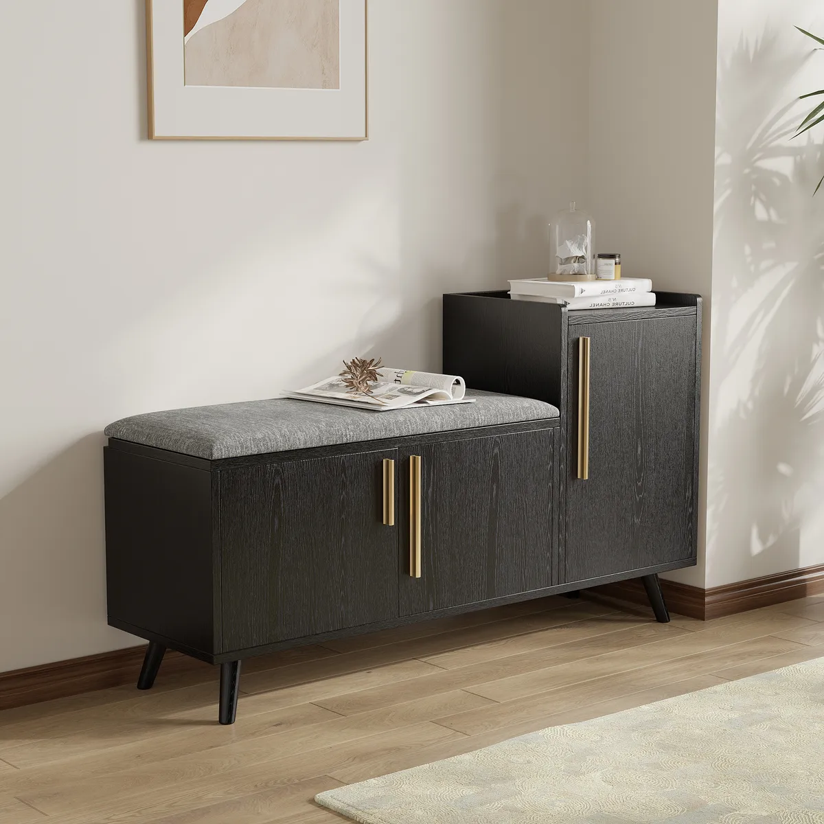Shoe Storage Entryway Bench — image 11