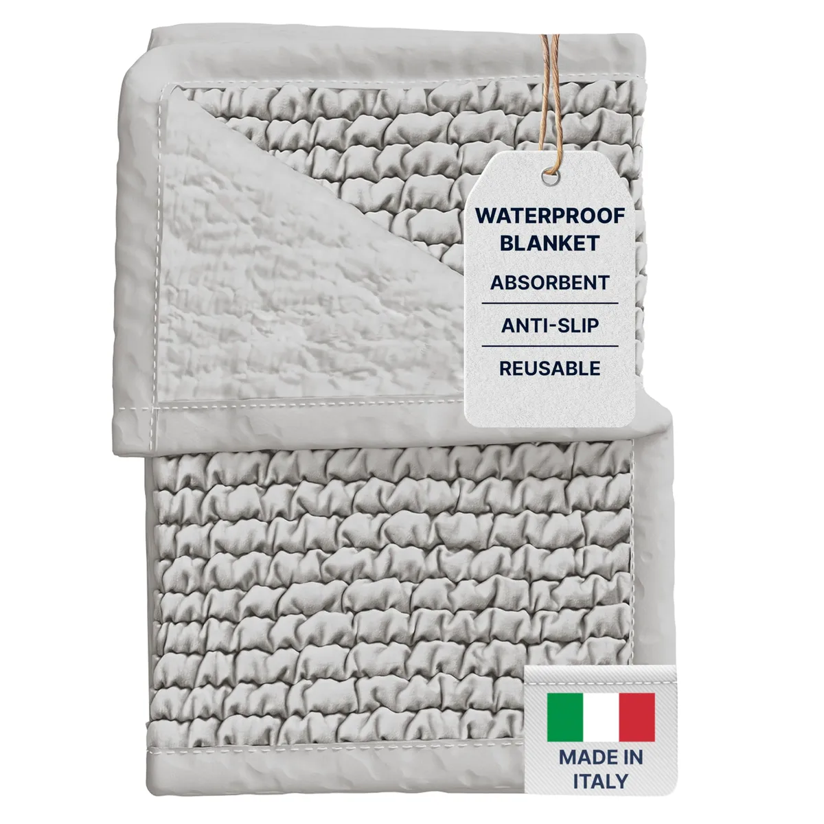 Waterproof Reusable Underpads XL (24x86,5 in) Size - Soft Noiseless Hypoallergenic Machine Washable Cover