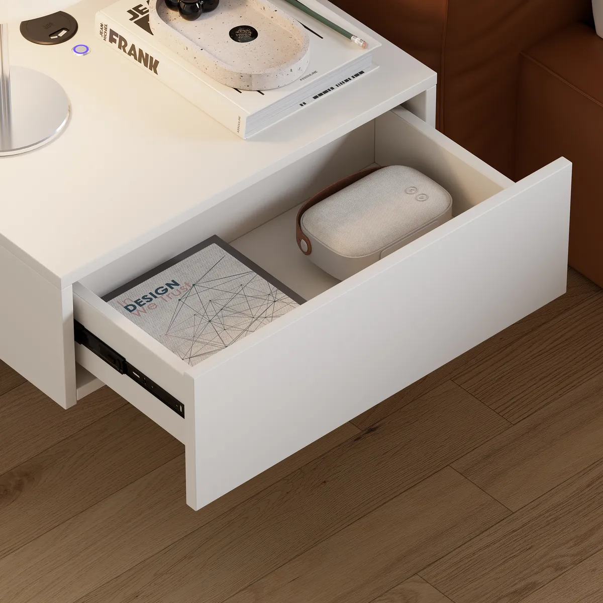 Lumio Floating Smart Nightstand with Charging Station & Light — image 19
