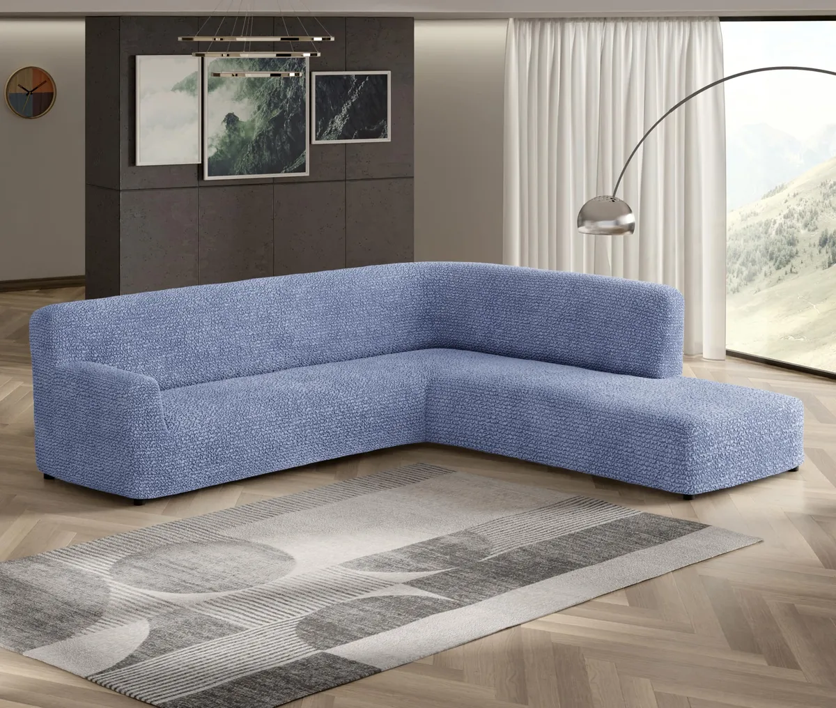 Corner Special Right - 1-Piece Furniture Protector - Form Fit, Machine Washable -MicrofibraCollection — image 16