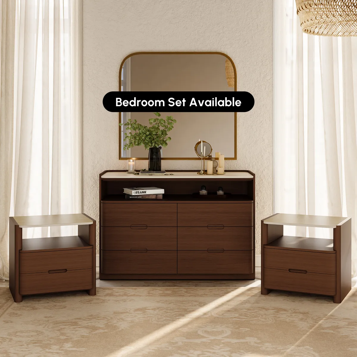 Arvona 47" 6-Drawer Dresser with Sintered Stone Top — image 17