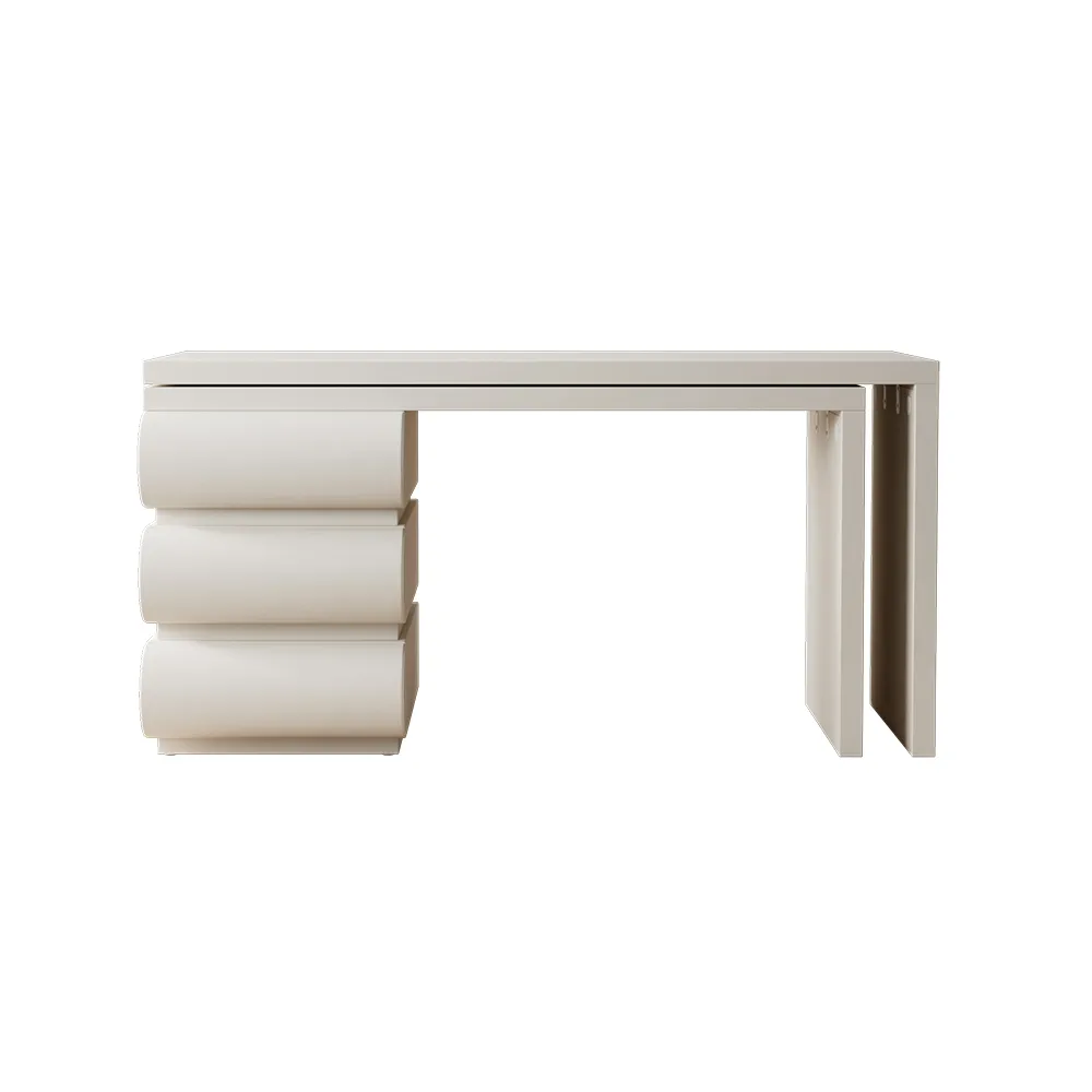 Humply Modern Minimalist Style L Shaped Desk Solid 60 Inch Executive Office Desk — image 9