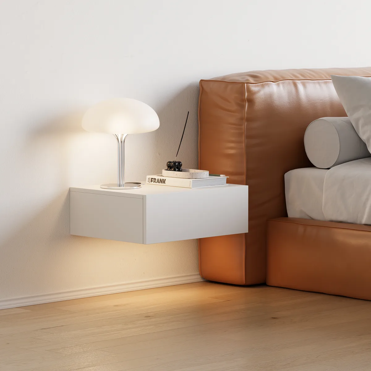 Lumio Floating Smart Nightstand with Charging Station & Light — image 13