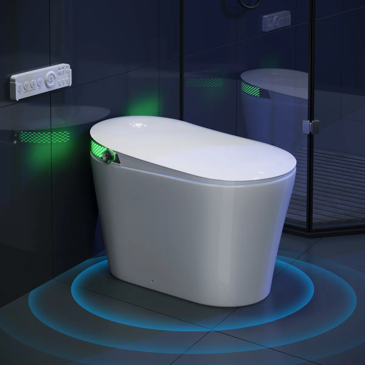 Glowin K5 Smart Bidet Toilet with Built-in Tank, Auto Open Lid & Child Seat — image 2