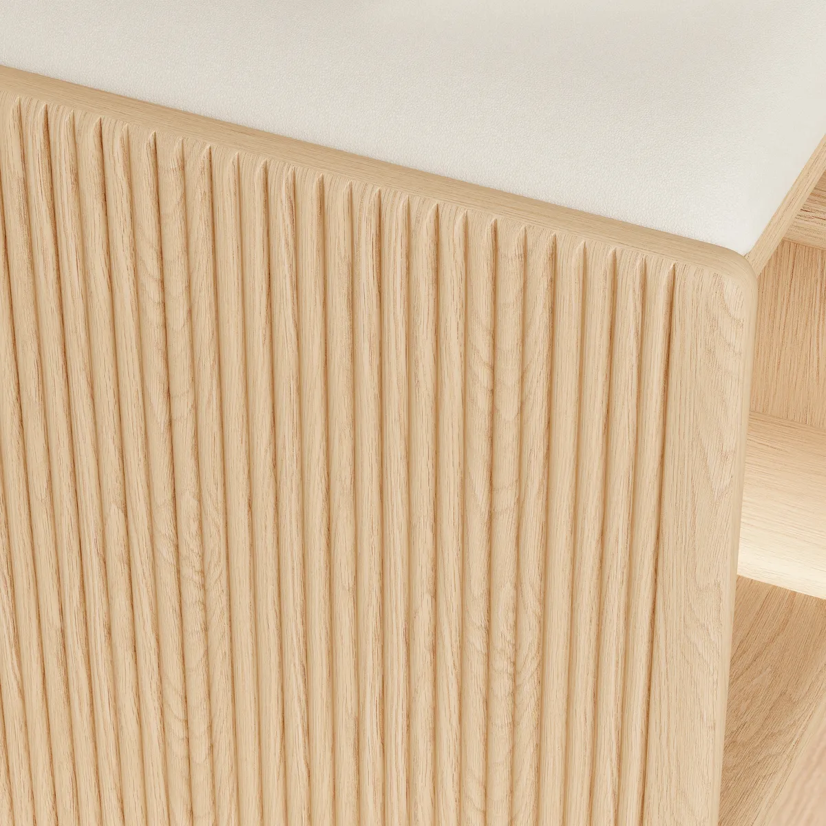 Modern Leather Upholstered Entryway Bench Shoe Storage — image 18