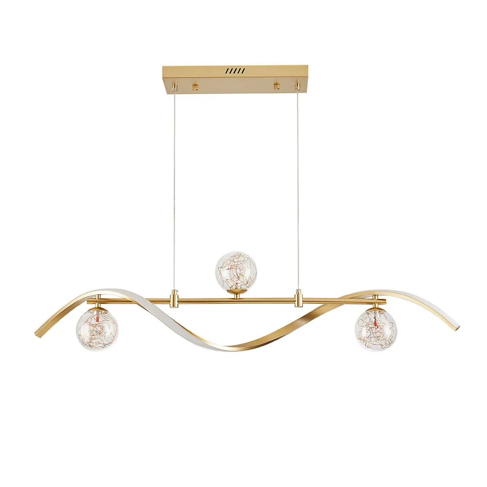 Set Of Two 4-Light LED Linear Dimmable Kitchen Island Lighting — image 8