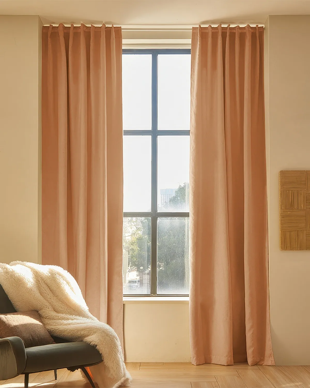 Latvian Linen Blend Lightweight Custom Curtain — image 4