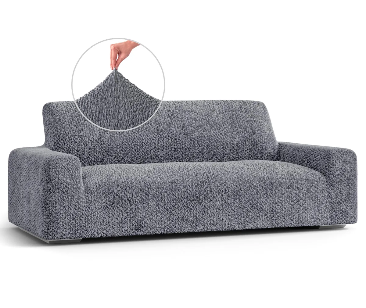 Sofa Slipcovers - 1-Piece Furniture Protector - Form Fit, Machine Washable -VelvetCollection — image 7