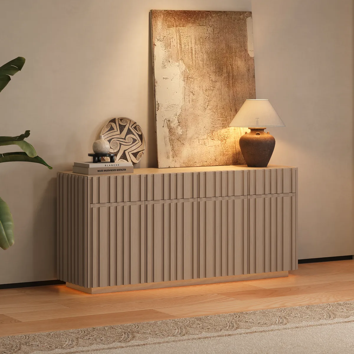 Aura 65" Ash Wood Slatted — image 22