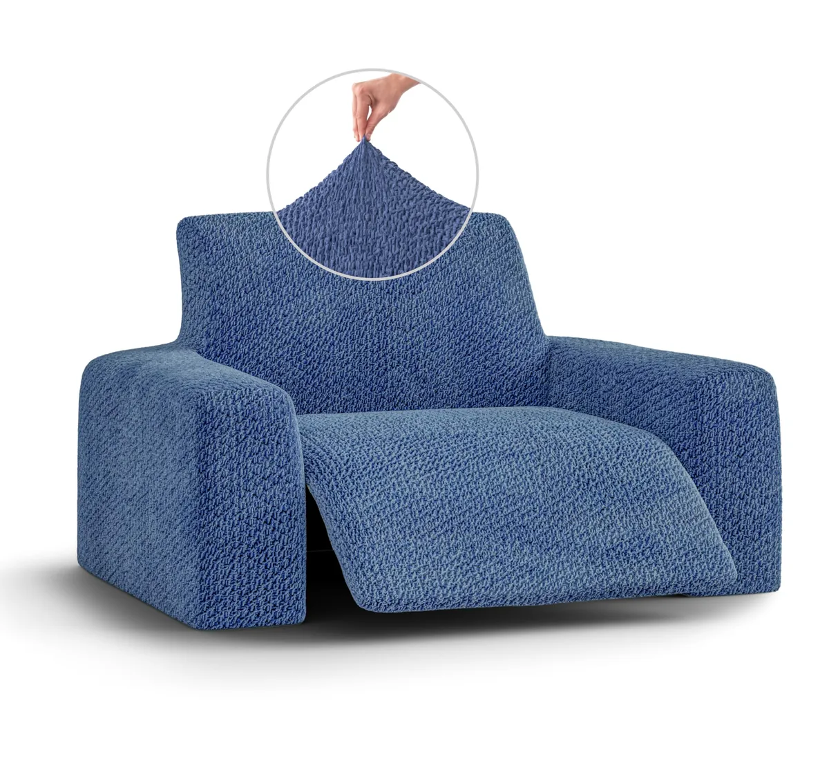 Recliner Chair Slipcover - 1-Piece Furniture Protector - Form Fit, Machine Washable -VelvetCollection — image 11