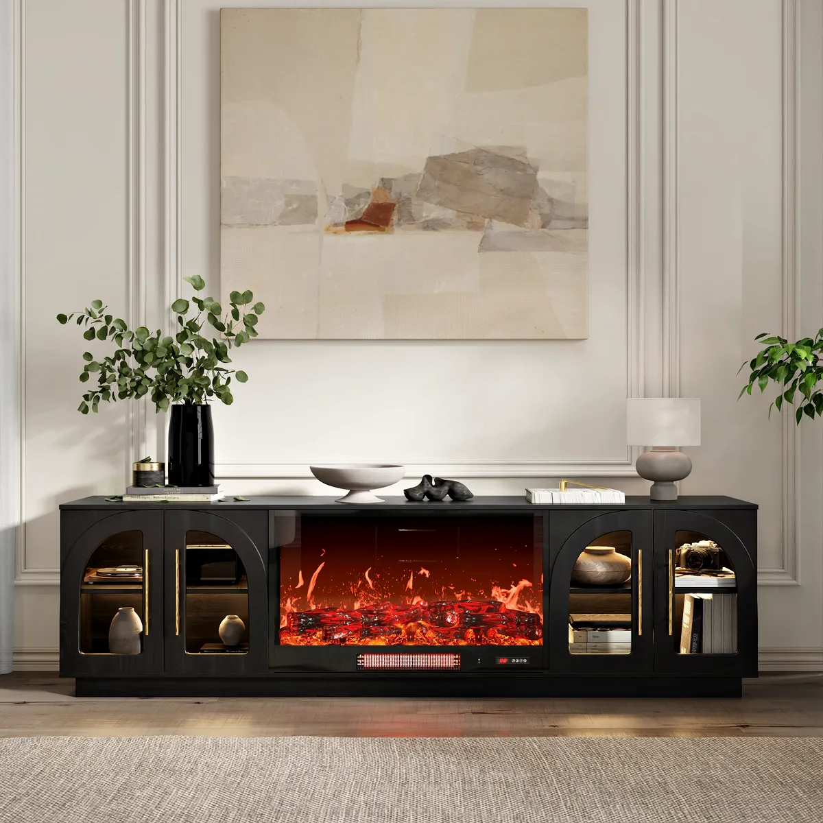 Arune 80" Arched Glass Doors — image 12