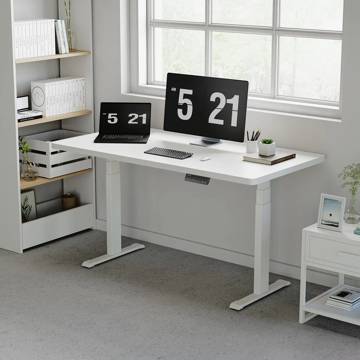 OdinLake  Dual Motor 3-stage Leg Standing Desk S450 60"x30"