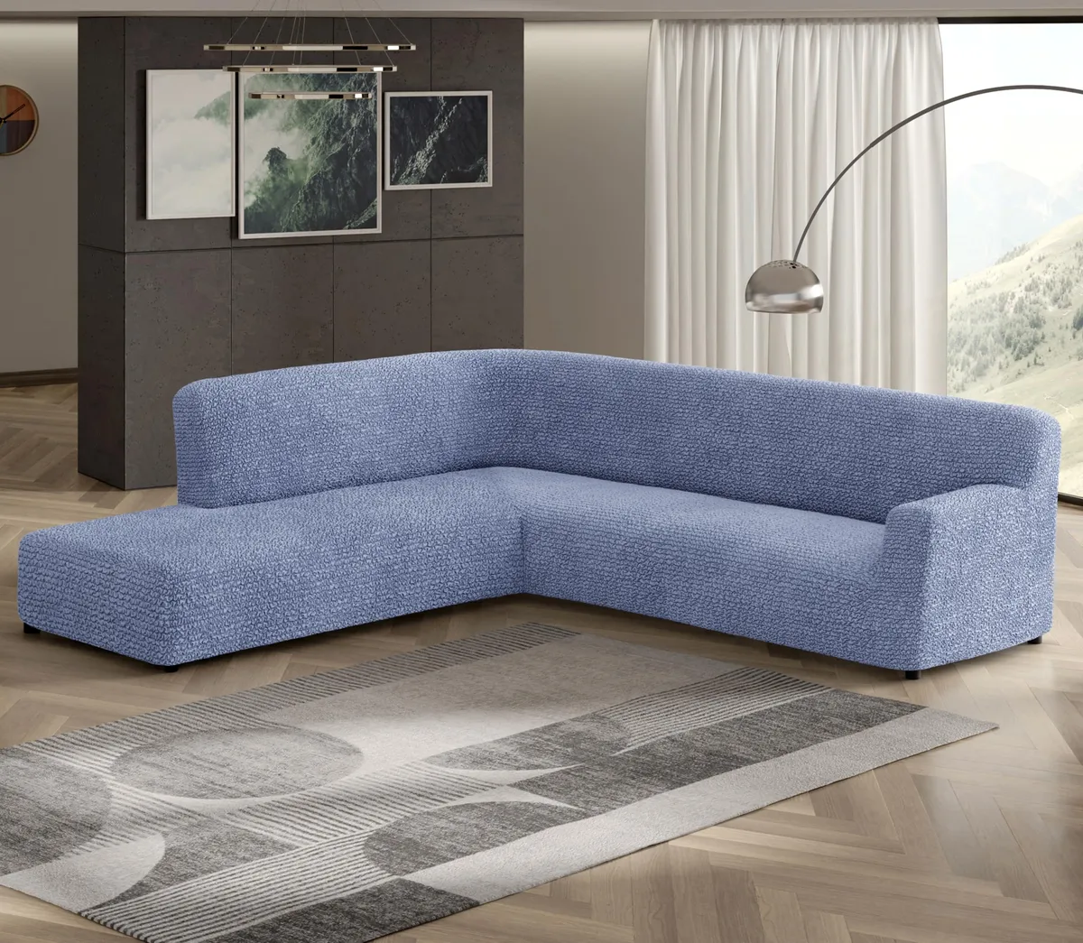 Corner Special Left - 1-Piece Furniture Protector - Form Fit, Machine Washable -MicrofibraCollection — image 18