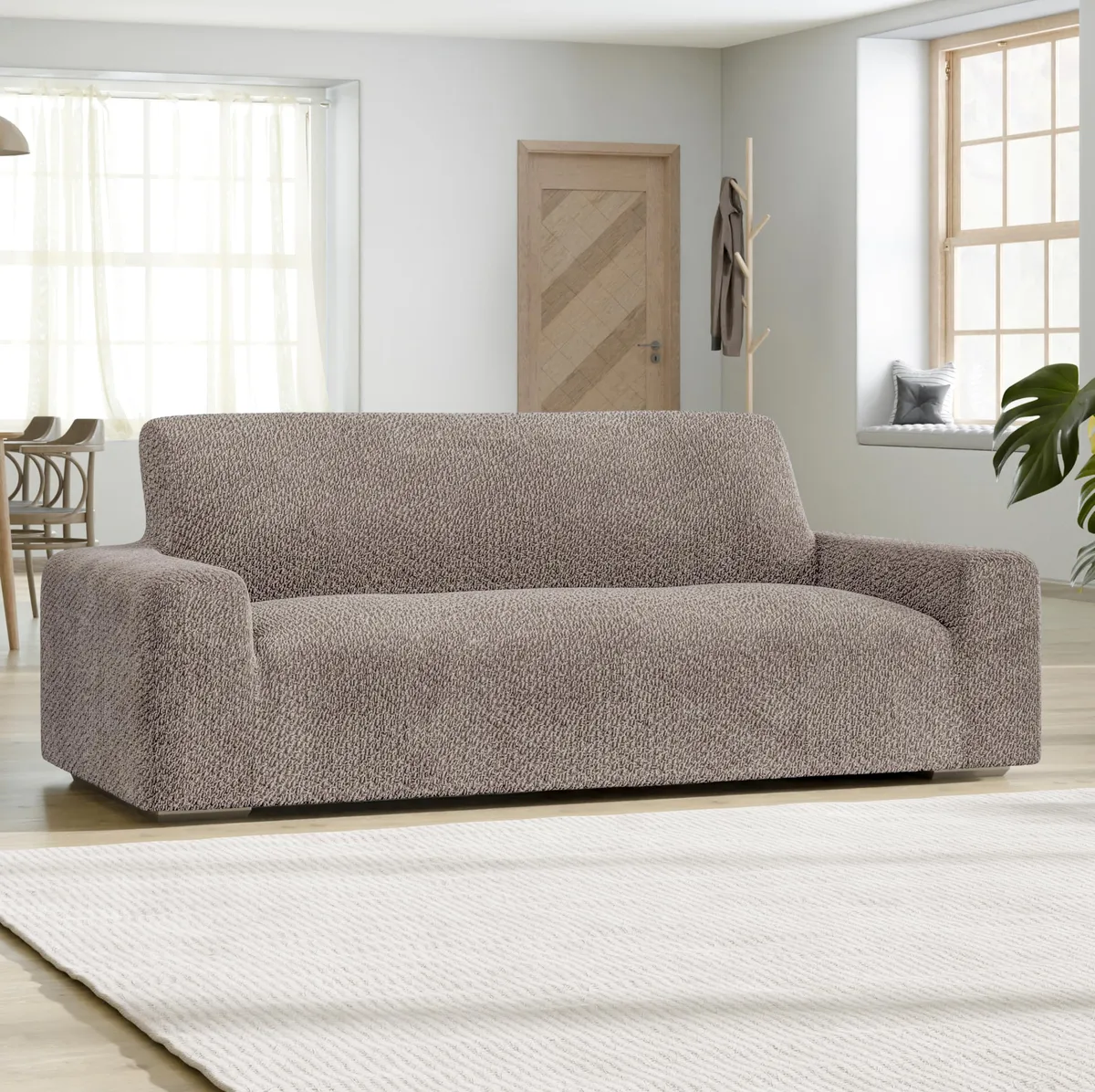 Sofa Slipcovers - 1-Piece Furniture Protector - Form Fit, Machine Washable -VelvetCollection — image 14