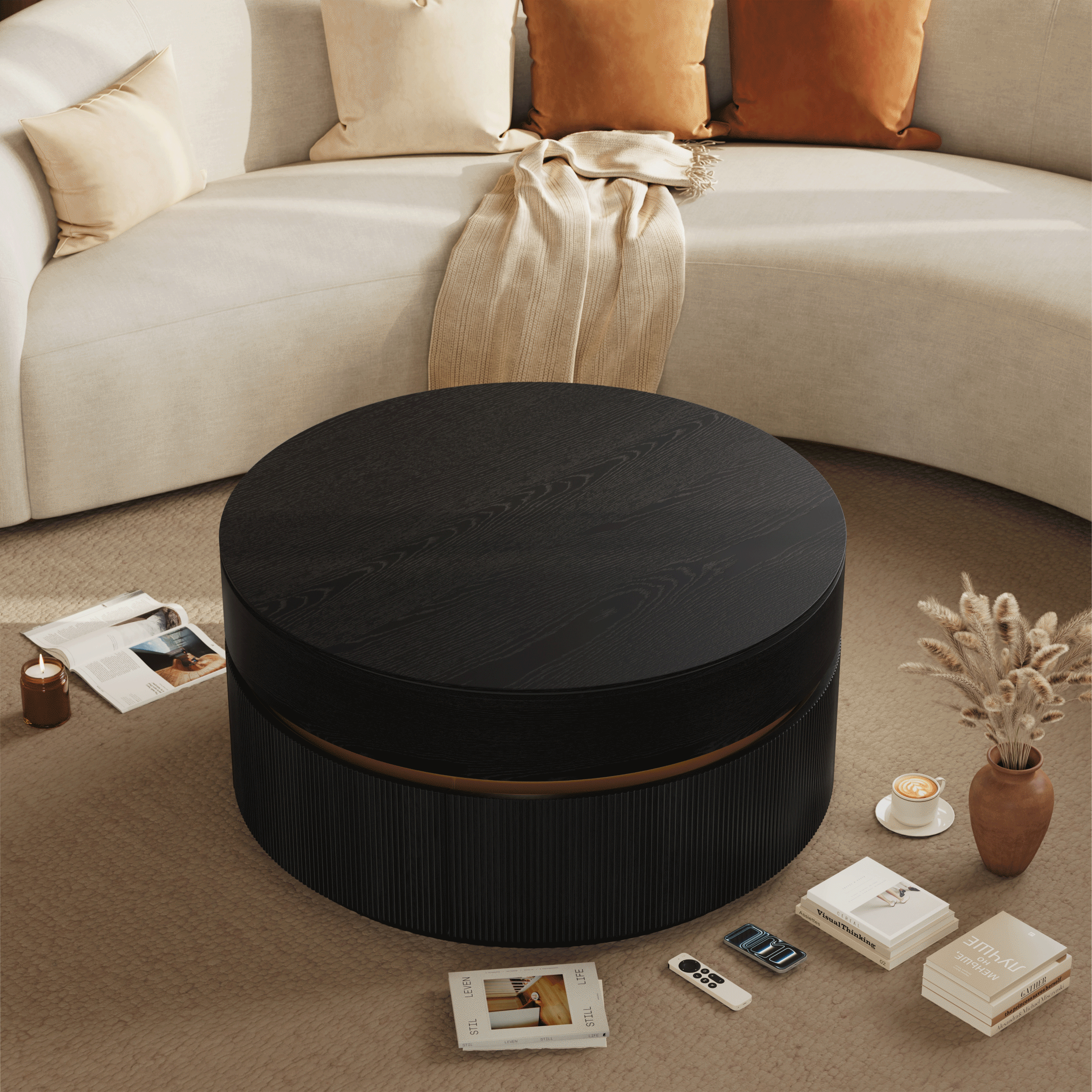 32" Fluted Lift-Top Round — image 6