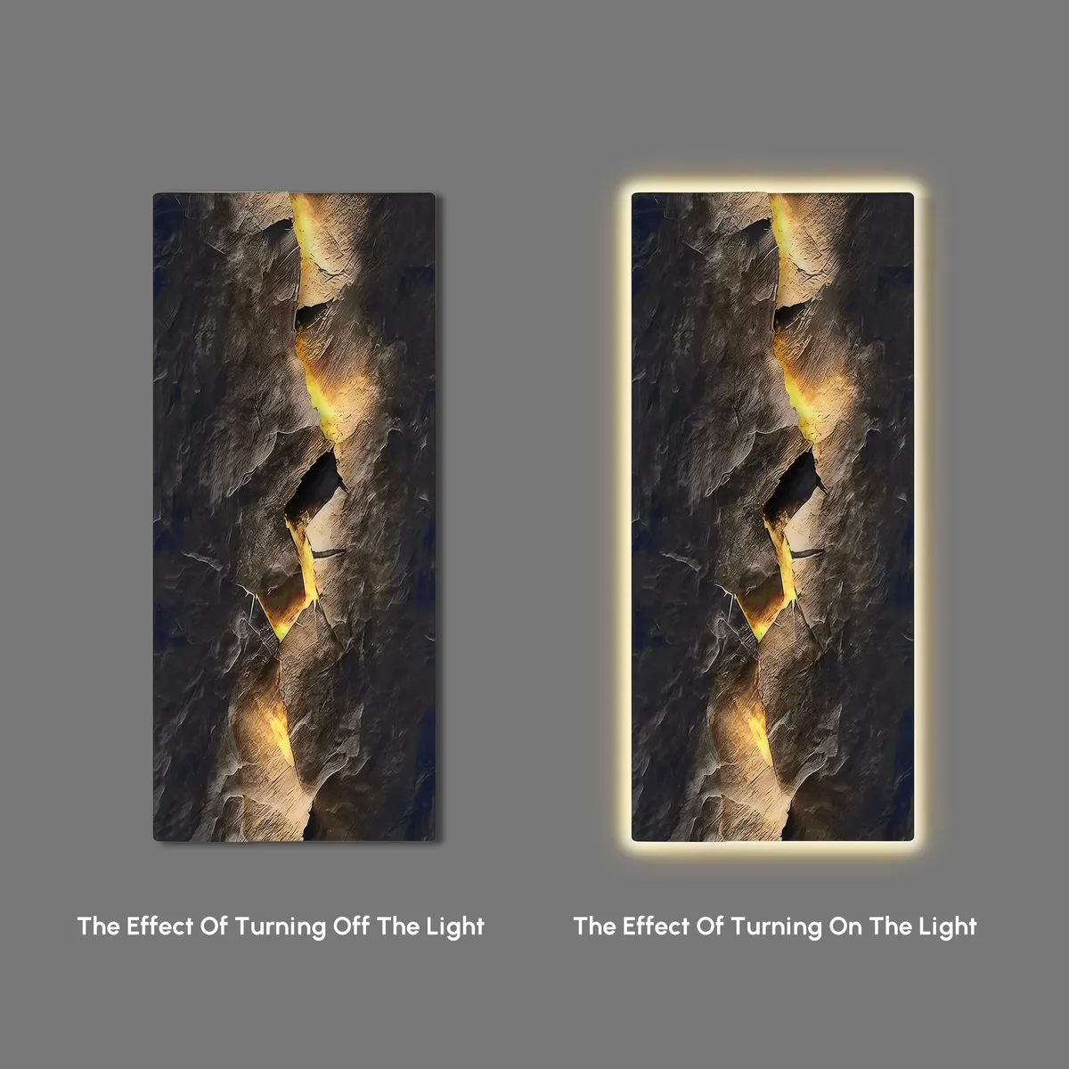Extra-Large Modern LED Wall Art with Backlit Light Home Decor — USB Powered — image 8