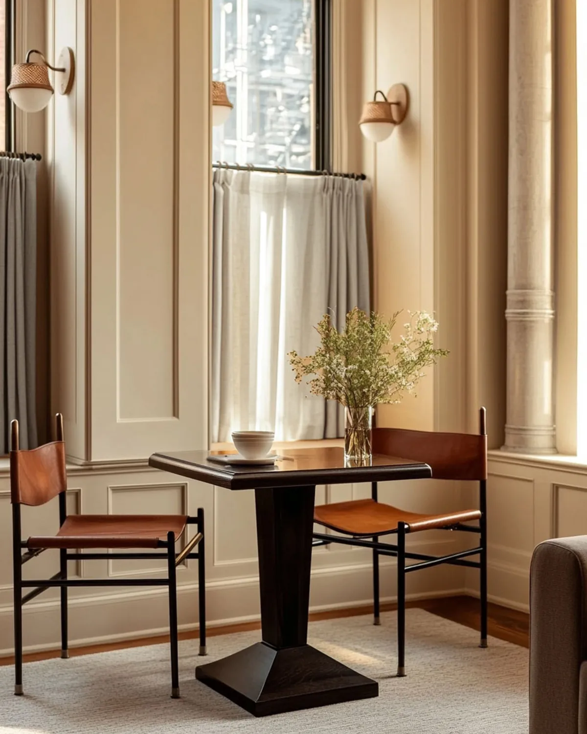 Sally Linen Blend Custom Cafe Curtain — image 3