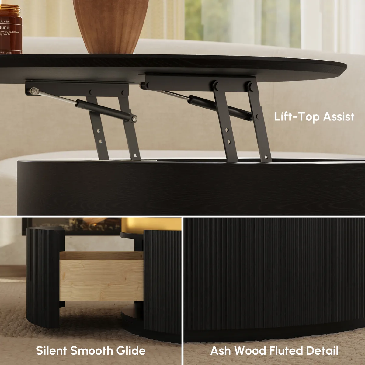32" Fluted Lift-Top Round — image 9