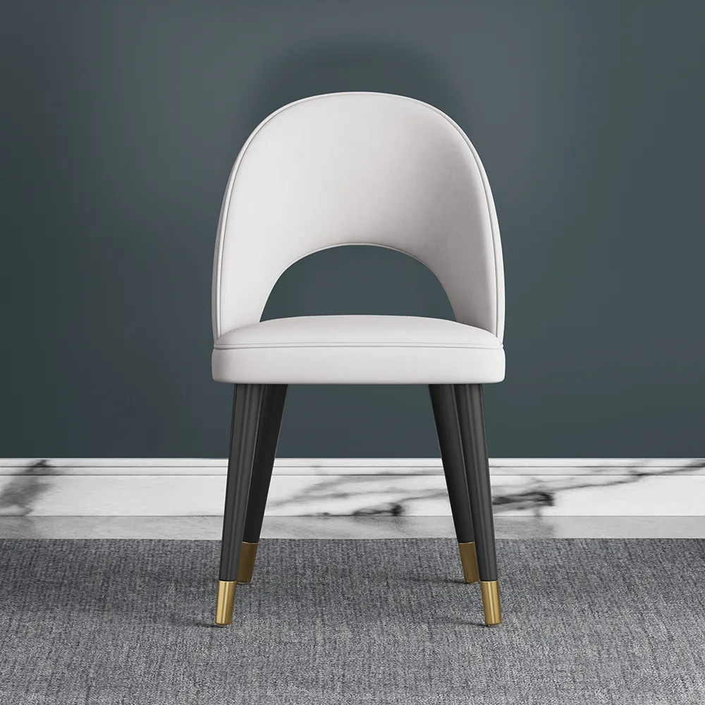 4-Pieces Modern Dining Chairs Cotton and Linen Upholstery — image 29