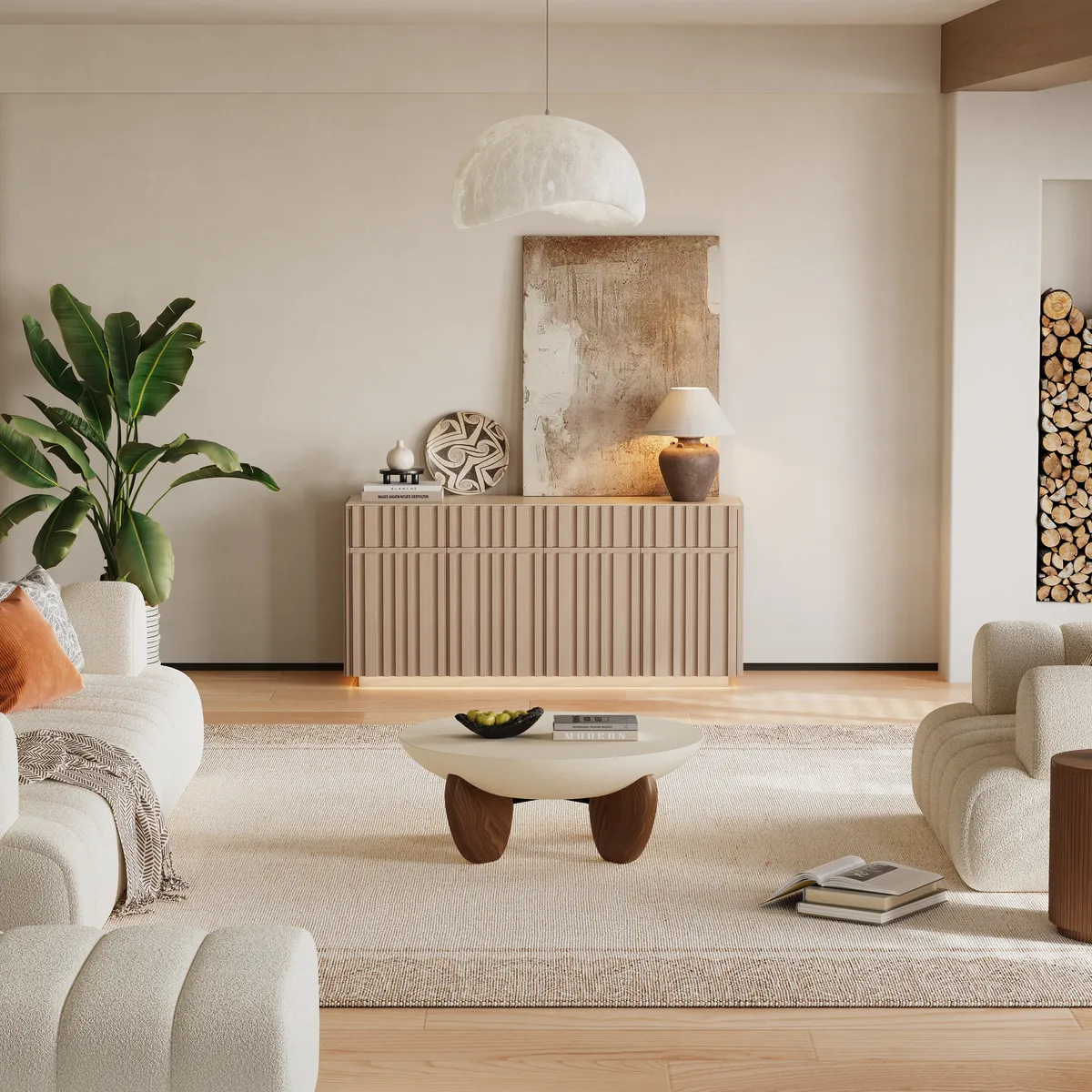 Aura 65" Ash Wood Slatted — image 25