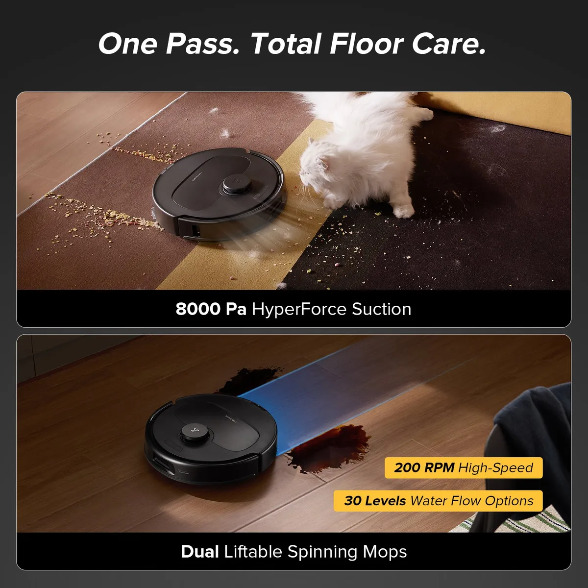 Roborock QV 35A Robot Vacuum with Multifunctional Dock (Upgraded from Qrevo S) — image 5