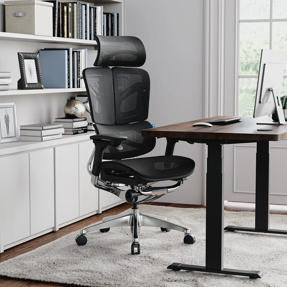 O3 (Ergo BUTTERFLY 753) | WireControl™ Embedded Armrests Ergonomic Chair