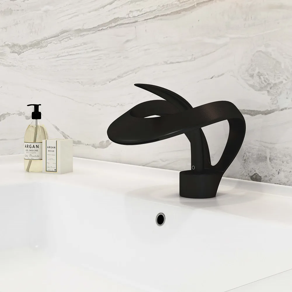 Waterfall Bathroom Sink Faucet — image 8