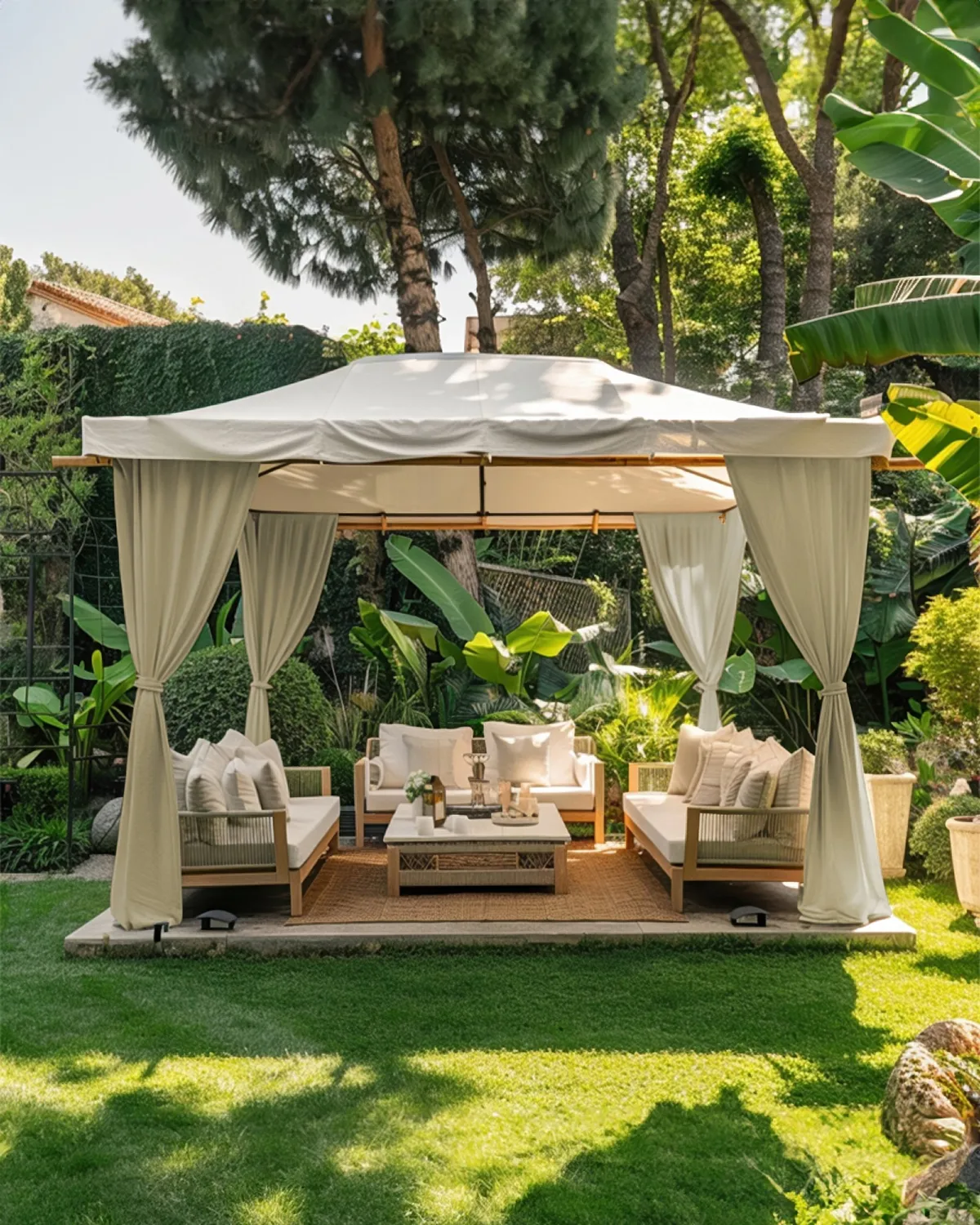 FadeShield™ Canvas Waterproof Lightweight Custom Outdoor Curtain — image 5