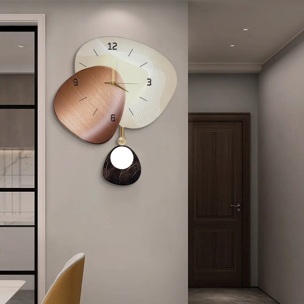 24" LED Wall Clock with 3-Color Dimming and Remote Control — image 4