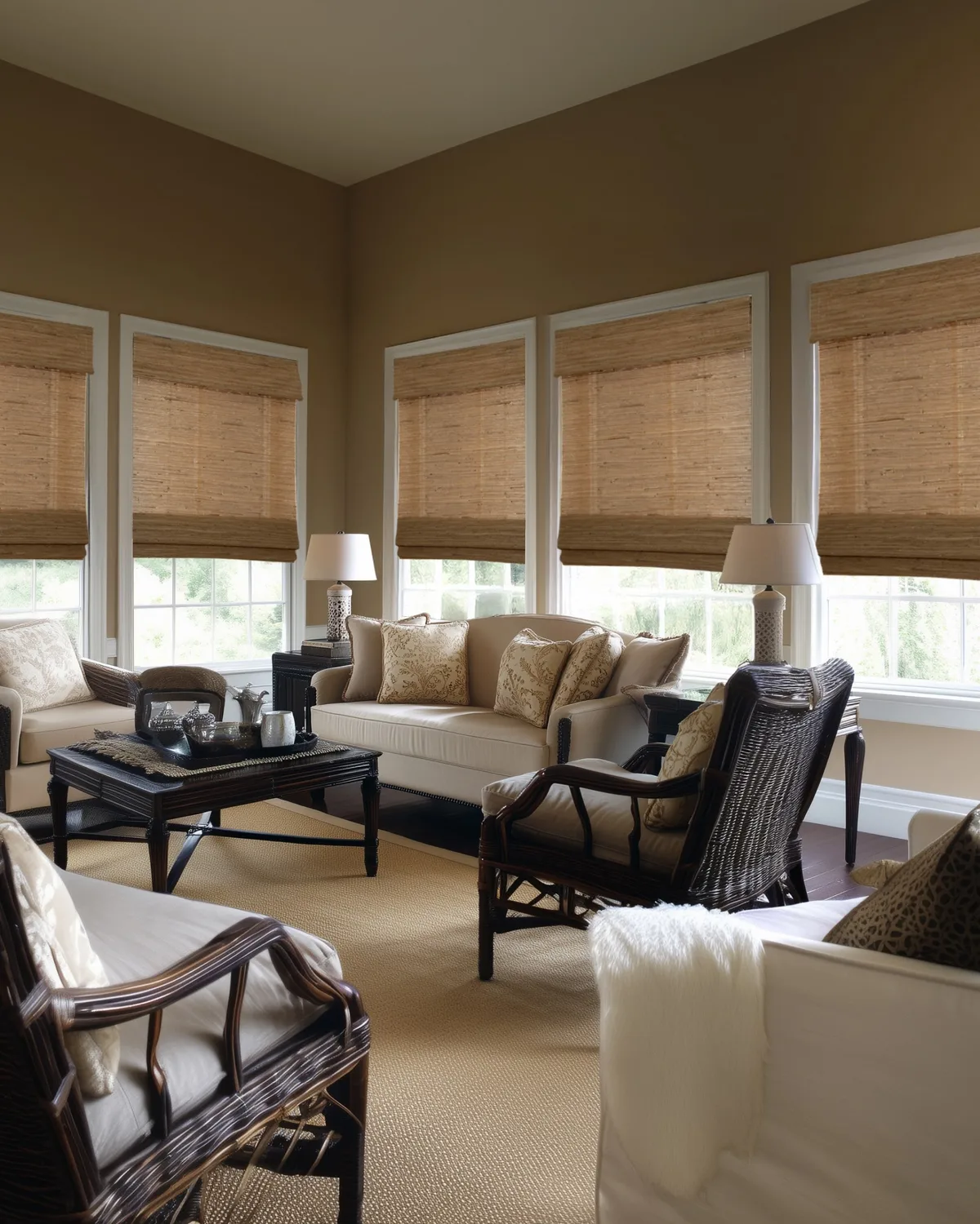 Mia Jute Woven Shade - Sand — image 3